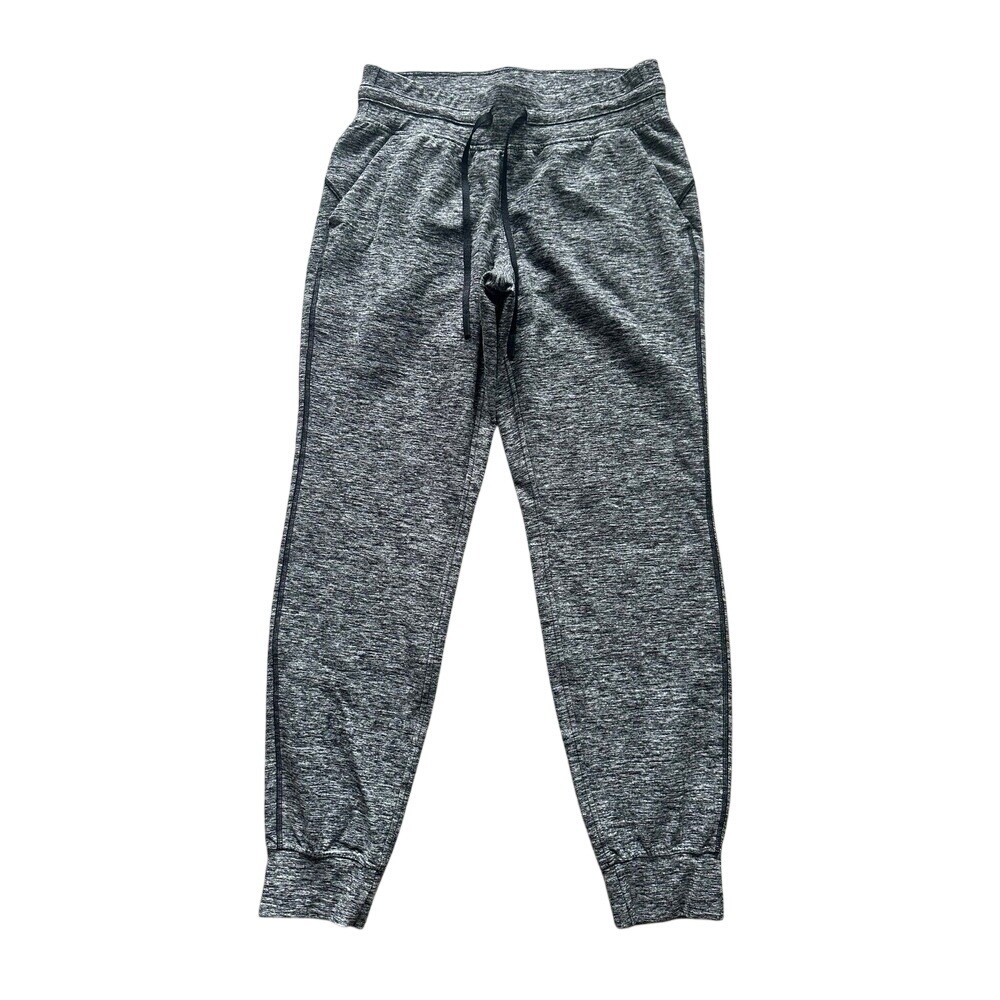 Lululemon Ready to Rulu Fleece Jogger Heathered Black size 6